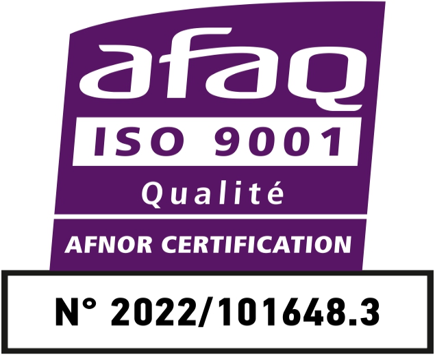 Certification ISO 9001 - AFAQ AFNOR Certification